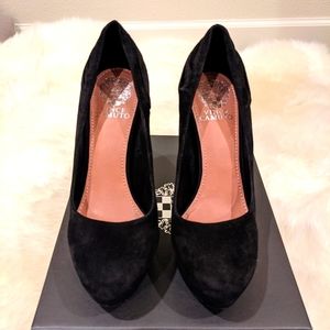 Vince Camuto Suede Momas Heels